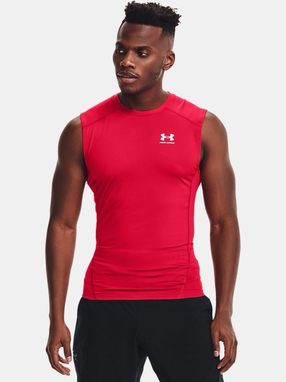 NWT Under Armour Men’s Red Sleeveless Compression Tank